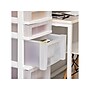 Iris 6-Drawer Standalone Cart, White/Translucent White (585008)~#|#~43BE464A-ABBF-4239-B83E890AD4618D70_sc7