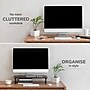 Anji Mountain Acacia Wood & Metal Monitor Stand, Up to 32" Monitor, Walnut (MS-WAL-04BLK)~#|#~43BE8E14-4C32-45E5-8FC8603FEFC343C9_sc7