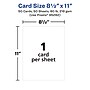 Avery Integrated Cards,8.5" x 11", Matte White, 50/Box (95282)~#|#~43C3BBC6-839E-4D1B-A1C9EEBEEB68EB13_sc7