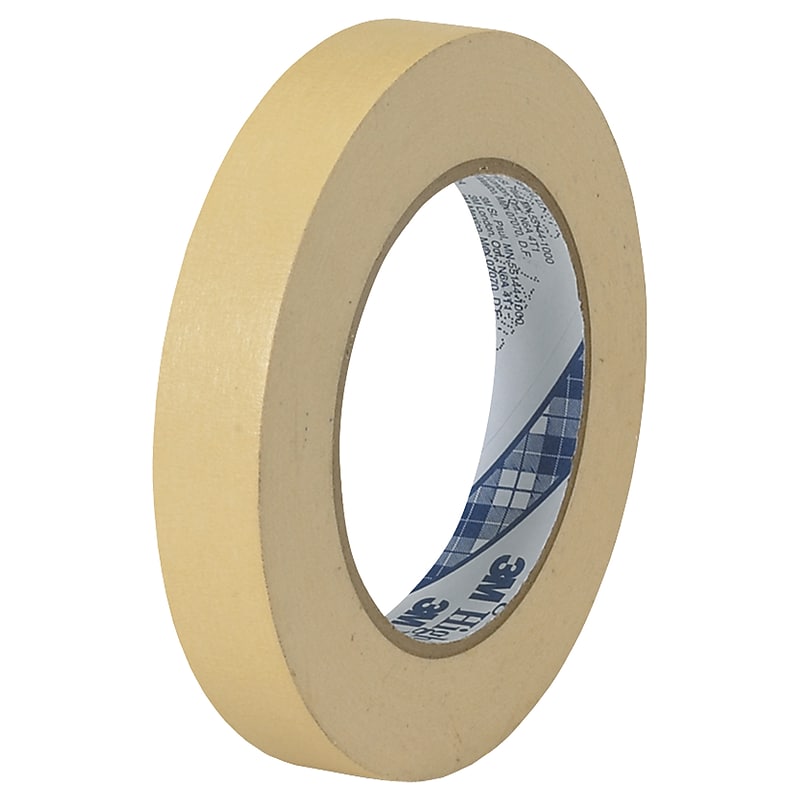 3M 2307 Masking Tape, 0.75" x 60 yds., Natural, 12/Carton(T934230712PK) image 1