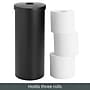 mDesign 3-Roll Steel Toilet Paper Storage Holder with Lid, Matte Black (25975)~#|#~43C4CA47-CC85-4111-A759D7511741BB0A_sc7