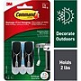 Command Small Wire Hooks, 2 lb., Slate, 2 Hooks, 3 Strips/Pack (17065S-AWES)~#|#~43C5B0E0-8838-4C21-974492C34FB47333_sc7