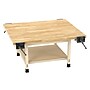 Diversified Woodcrafts Workshop Rectangular Workbench Table, 64" x 54", Light Hardwood (WW4-4V)~#|#~43D0D024-6AED-4A06-AC2C80A27DA8EBFF_sc7