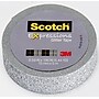 Scotch® Expressions Glitter, 0.59" x 5.44 yds., Silver Glitter (C514-SIL)~#|#~43D390A2-3CB3-40C6-A233CF5C744FE793_sc7