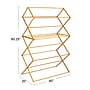 Household Essentials Folding Bamboo Drying Rack, Natural (HE1238)~#|#~43D603BB-321A-415B-B6C2695EA0AEF2F3_sc7