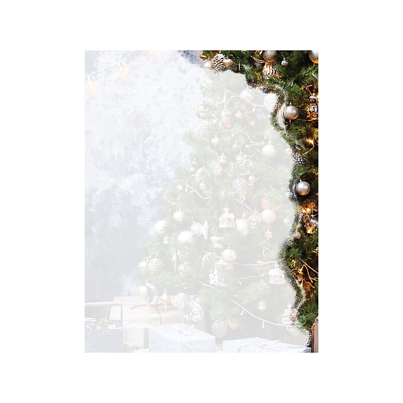 Great Papers Christmas Corner Holiday Letterhead, Multicolor, 50/Pack (2022016) image 1