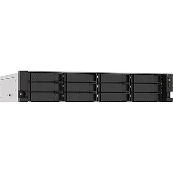 Qnap 12-Bay External NAS, White (TS-1273AU-RP-8G-US)