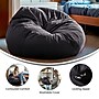 Flash Furniture Duncan Cotton Large Refillable Bean Bag Chair, Solid Gray (DGBEANLGSLDGY)~#|#~43DE68CF-9FE5-4A35-B4B9D5DAF2B5F77B_sc7