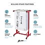 AdirOffice Blueprint Metal Mobile File Cart with Lockable Wheels, Red (615-RED)~#|#~43DFF591-C569-460D-903C8BEB3C34BF81_sc7