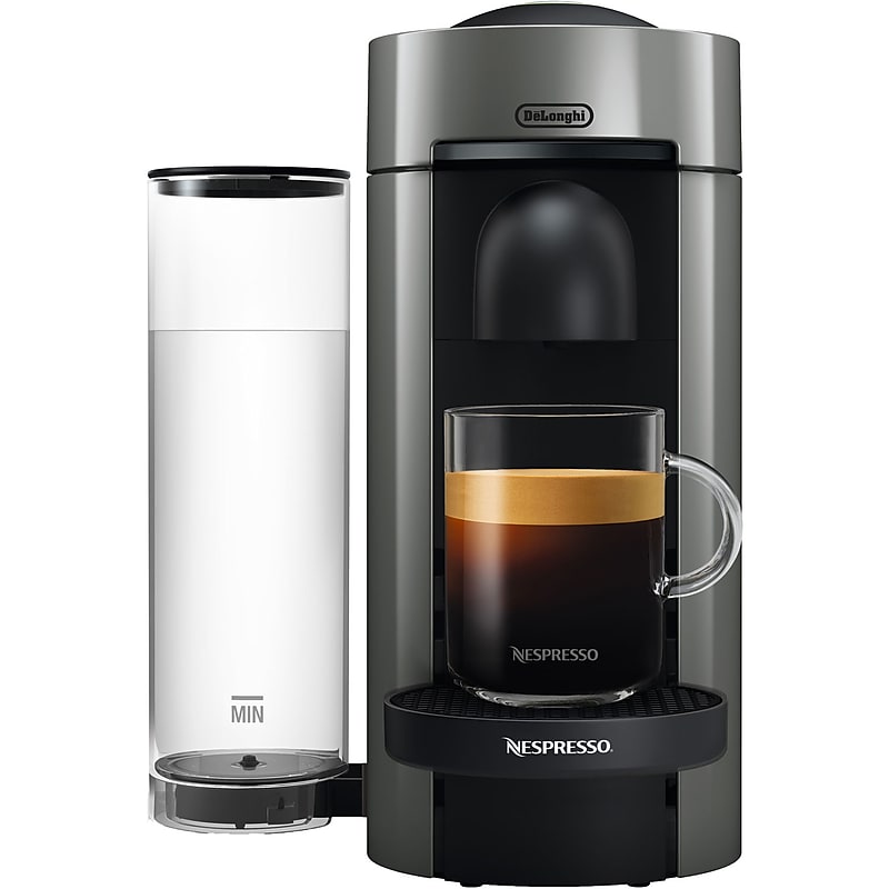 De'Longhi Nespresso VertuoPlus Coffee & Espresso Machine Combination, Gray (ENV150GY) image 1