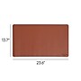 Smead Small Vegan Leather Anti-Slip Desk Pad, 23.6" x 13.7", Brown (SMD64837)~#|#~43ED50A4-6E59-4EF8-8D62CD0F5F828078_sc7