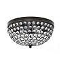 Lalia Home Crystal Glam 2 Light Ceiling LED Flush Mount, Restoration Bronze (LHM-2000-RZ)~#|#~43F0FB4F-30B3-46A5-B6FA194EFF310853_sc7