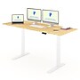 FlexiSpot E7 Pro 78"W Electric Adjustable Standing Desk, Bamboo/White (E7WPRO7830LBZB)~#|#~43F3680A-85CE-424C-85DEF1E90AA7FB04_sc7
