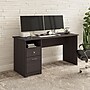 Bush Furniture Cabot 60"W Computer Desk with Drawers, Heather Gray (WC31760)~#|#~43F4895A-9203-4E4D-AC8877B0C2A982D5_sc7