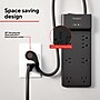 Staples TECH 8-Outlet Surge Protector, 12', 4500 Joules, Black (ST62782)~#|#~43F95D51-BC57-497C-B6B56345BA09AEAB_sc7