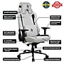 Arozzi Vernazza XL Supersoft Microfiber Ergonomic Racing Gaming Chair, Light Grey (VERNAZZA-XL-SPSF-LG)~#|#~43F9AA92-5896-4B1D-AC090B60D63E1EB7_sc7