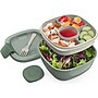 bentgo Salad Container, 5-Compartment, Khaki Green, 54 oz. (BGOSAL-KG)~#|#~43FBD0B4-41ED-47AE-A4084BB36F0CDDAA_sc7