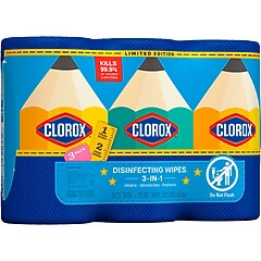 Clorox Disinfecting Wipes, Fresh/Crisp Lemon Scent, 75 Wipes