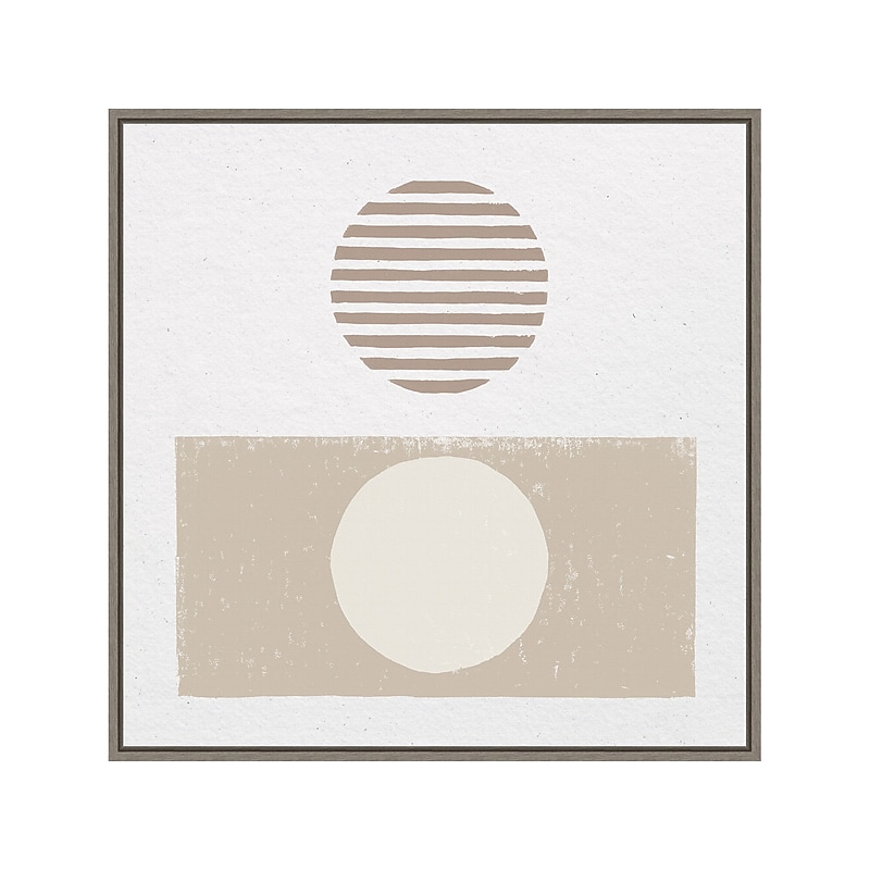 Amanti Art Reflection II Neutral, Canvas, 22" x 22" (A42675515244) image 1