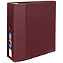 Avery Heavy Duty 5" 3-Ring Non-View Binders, D-Ring, Maroon (79-366)~#|#~43FD3165-F96F-403F-B80285BA94D1D7F8_sc7