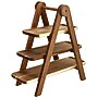 MegaChef Ladder Tray Set, Brown, 3 Tier, 4 Pieces (935122162M)~#|#~4401C680-734B-42F1-BA6509B4408BB388_sc7