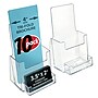 Azar Brochure Holder, 7.25" x 4", Vertical, Tabletop, Clear Plastic, 10/Pack (252922)~#|#~440C9E79-0988-4CB4-A9E1B018DCA89162_sc7