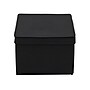 Household Essentials Large Stackable Folding Fabric Storage Bin, 8" x 12"x 15", 24.93 Qt., Black, 2/Pack (7613-1)~#|#~4412AA3C-DBBA-4C9A-92BAA0CD7B478369_sc7