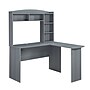 Techni Mobili 47" Modern L-Shaped Desk with Hutch, Gray (RTA-8410-GRY)~#|#~4416EA1A-11E1-4536-9F5D36CB24B30550_sc7