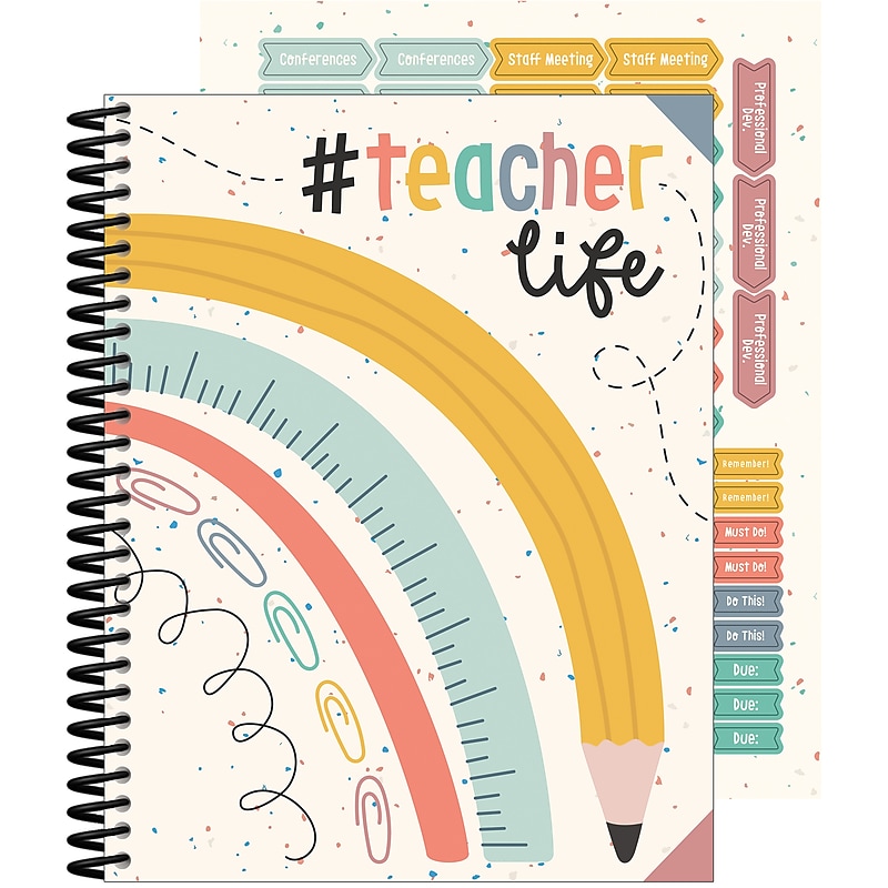 Carson Dellosa Education We Belong Undated Lesson Planner, 8" x 11", 128 Pages (CD-105047) image 1