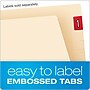Pendaflex Recycled End Tab File Folder, Straight Cut, Left Position, Letter Size, Manila, 50/Box (H10U1)~#|#~441D93E8-27B7-4014-8E6FAA502BAC1067_sc7