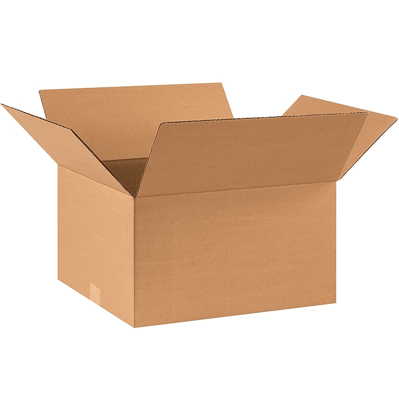 17" x 14" x 9" Shipping Boxes, 32 ECT, Brown, 25/Bundle (17149) image 1