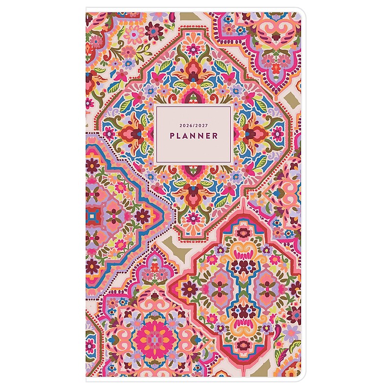 2026-2027 Blue Sky Amalia 6.125" x 3.625"  Monthly Personal Organizer, Plastic Cover (158001) image 1