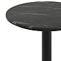 Flash Furniture TopGuard 24" Round Wood Dining Table with X-Base, Black Faux Marble/Black Base (STRD24BMAT2222)~#|#~4425E712-6951-4253-B91F8665AE2BF9EA_sc7