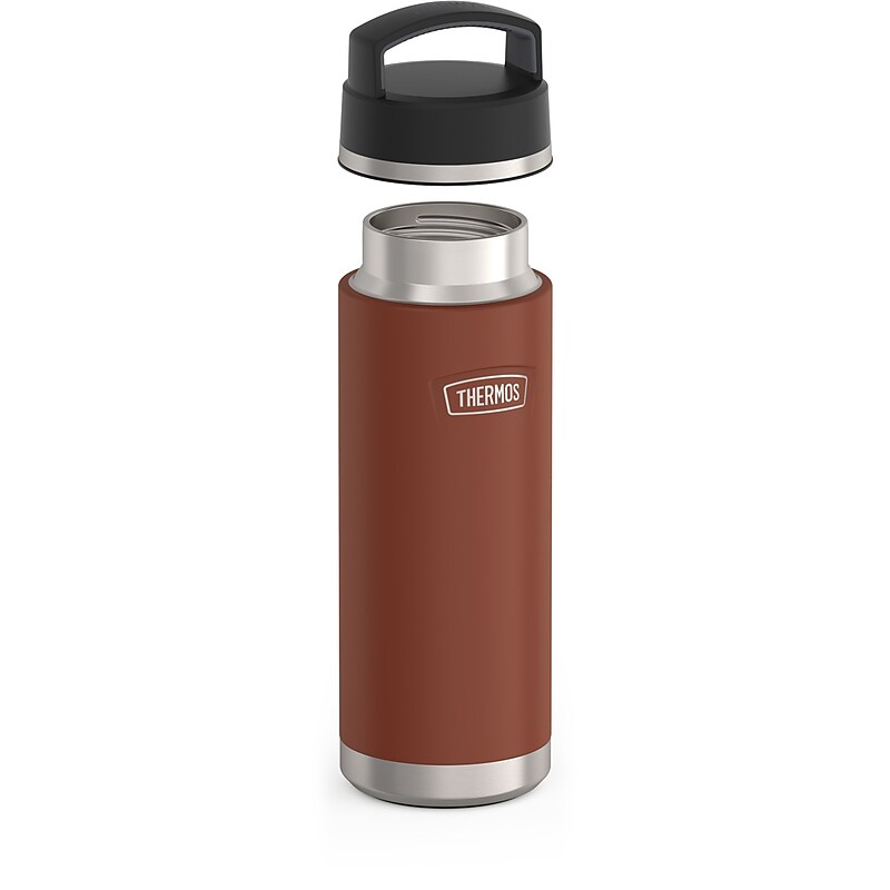 Thermos Icon Stainless Steel Vacuum Insulated Water Bottle, 24 oz., Saddle (EAIS2002SD4) image 1