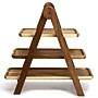 MegaChef Ladder Tray Set, Brown, 3 Tier, 4 Pieces (935122162M)~#|#~44298AAB-B09F-45C5-8B47A76C9E180BC8_sc7