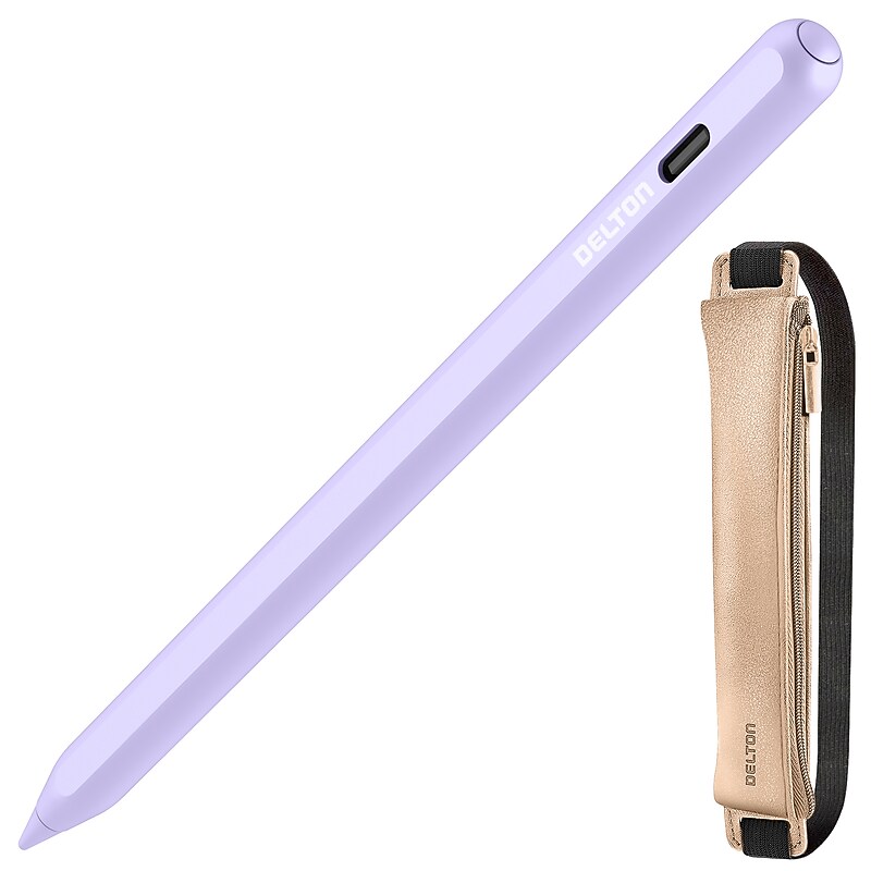 Delton DAP7 Stylus Pen, Wireless Magnetic Charging, Purple (DAP7PR) image 1