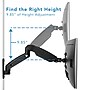 Mount-It! Adjustable Monitor Wall Mount Arm, Up to 32" Monitor, Black (MI-765)~#|#~442A6633-C747-4388-846849FA4B864522_sc7
