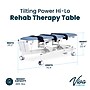 Viva Comfort Electric Height Adjustable Physical Therapy Tilt Table with Straps, 485 lbs. Capacity, Blue (ADI903-05-MK)~#|#~442C12A9-51C5-462E-BE9C447D425857C7_sc7