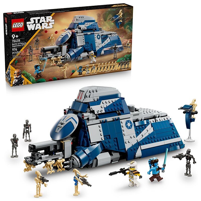 LEGO Star Wars: The Clone Wars Battle of Felucia Separatist MTT Set, 976 Pieces (75435) image 1