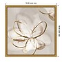 Amanti Art Transparent Beauty II (Floral) by Eva Watts Framed Canvas Wall Art Print, 16" x 16" (A42675040765)~#|#~4432EFDA-394F-45AD-A92599D511E1FA23_sc7