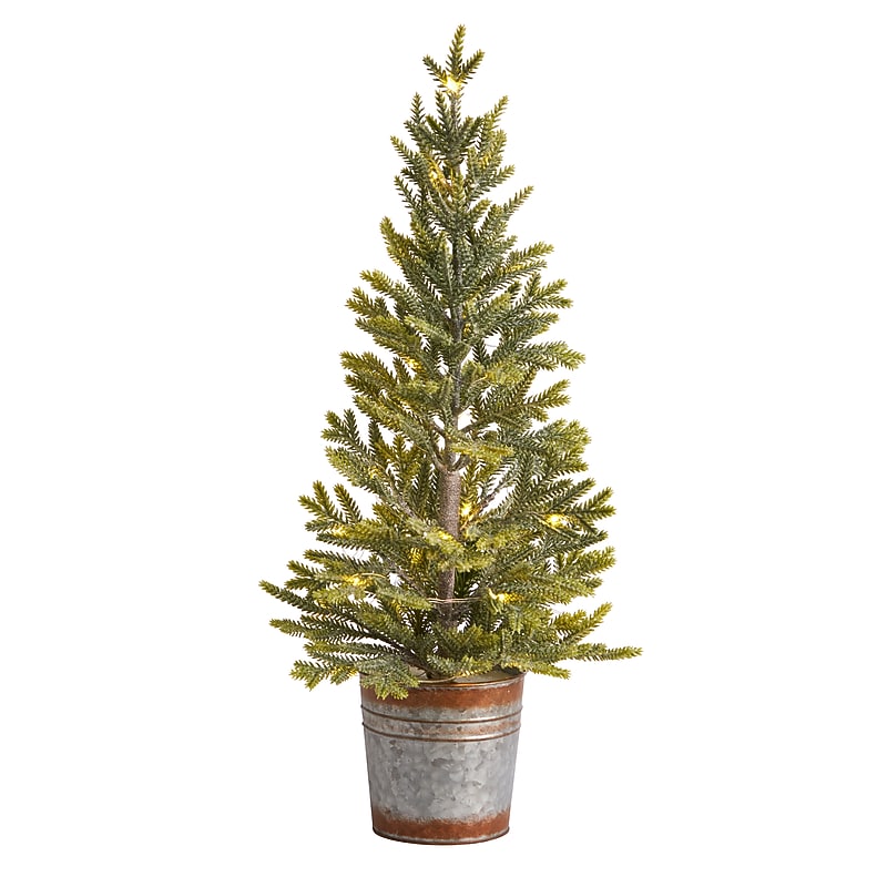 Nearly Natural Pine Natural Look Artificial Christmas Tree, 26" (T3402) image 1