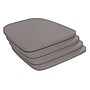 Flash Furniture Perry Modern Poly Resin Replacement Seat with Rounded Edges, Gray, Set of 4 (4JJSEAPL01GY)~#|#~4437DE09-8045-47C4-A75DCC4A221AAA87_sc7