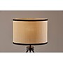 Adesso Raven Incandescent Table Lamp, Black & Natural (3953-01)~#|#~443861FD-CC9F-4197-97E7F0602B207DD6_sc7