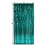 Beistle Metallic Fringe Curtain, Turquoise, 2/Pack (55410-T)~#|#~443965BB-40E6-463E-883E152B7F8735A2_sc7