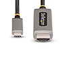 StarTech 3.3' 8K USB-C to HDMI Adapter Cable, Male to Male, Space Gray (134B-USBC-HDMI211M)~#|#~443A6A56-5A64-4BDA-B154A6EBBAB20A30_sc7