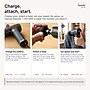Turonic Percussion Massage Gun, 20-Speed, Black (G5)~#|#~443E9B45-3CA4-4211-93EFE6E5B7DE2E37_sc7