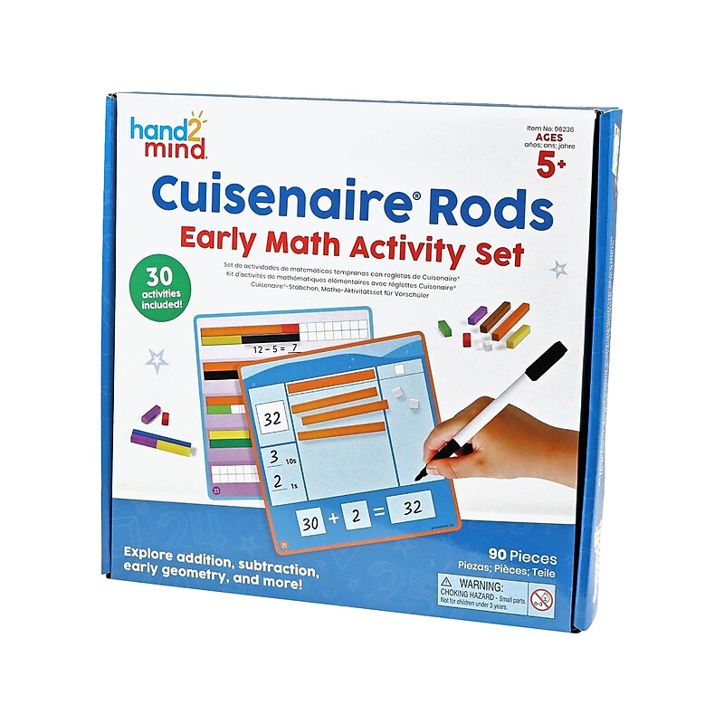 hand2mind Cuisenaire Rods Early Math Activity Set (96236) image 1