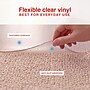 Staples Office Chair Mat, Clear Floor Mats, Medium-Pile Carpets, 60 x 46 Inch, Smooth Glide~#|#~44416753-C89C-4CD6-A511701885C2EF69_sc7