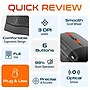 Delton KB250/S38 Wired Ergonomic Keyboard and Optical Mouse Combo, Black (DKME250S38-U)~#|#~4442FF8F-18F8-4EF7-9DF3B28018D59D96_sc7