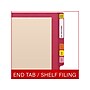 Medical Arts Press Reinforced End Tab File Folder, Straight-Cut, Letter Size, Manila/Red, 50/Box (S-09473-RED)~#|#~4445AFD0-106B-48F5-80E7245F2C3F92FE_sc7